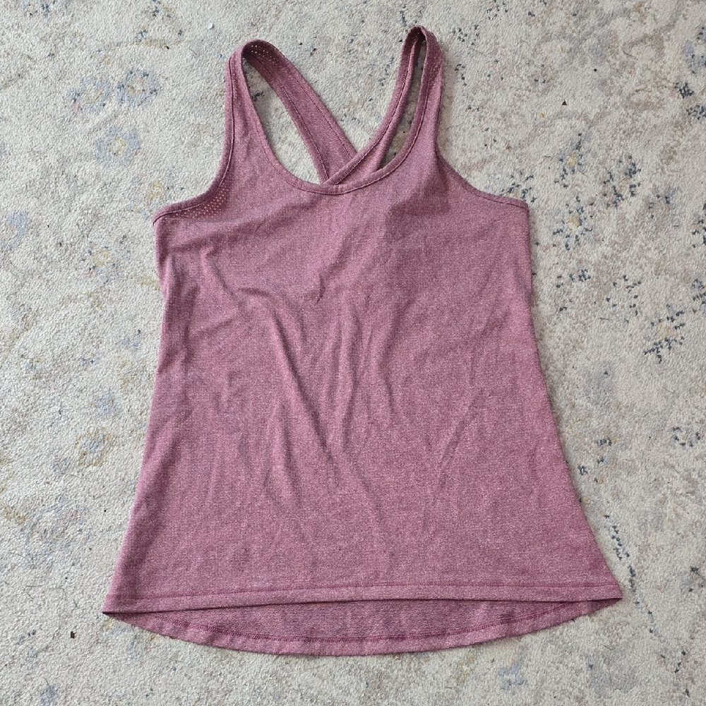 CALIA by Carrie Underwood Pink Sleeveless Fitted Backless Tank Top